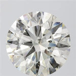 9.06ct Round Natural Diamond (Colour K, Clarity SI1, Cut EX, IGI Certified)