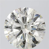 9.06ct Round Natural Diamond (Colour K, Clarity SI1, Cut EX, IGI Certified)