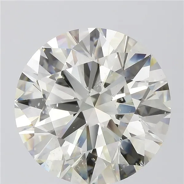 9.06ct Round Natural Diamond (Colour K, Clarity SI1, Cut EX, IGI Certified)