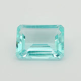 9.13ct Emerald Natural Aquamarine (Colour Blue, Clarity Slightly Included, Cut Faceted)