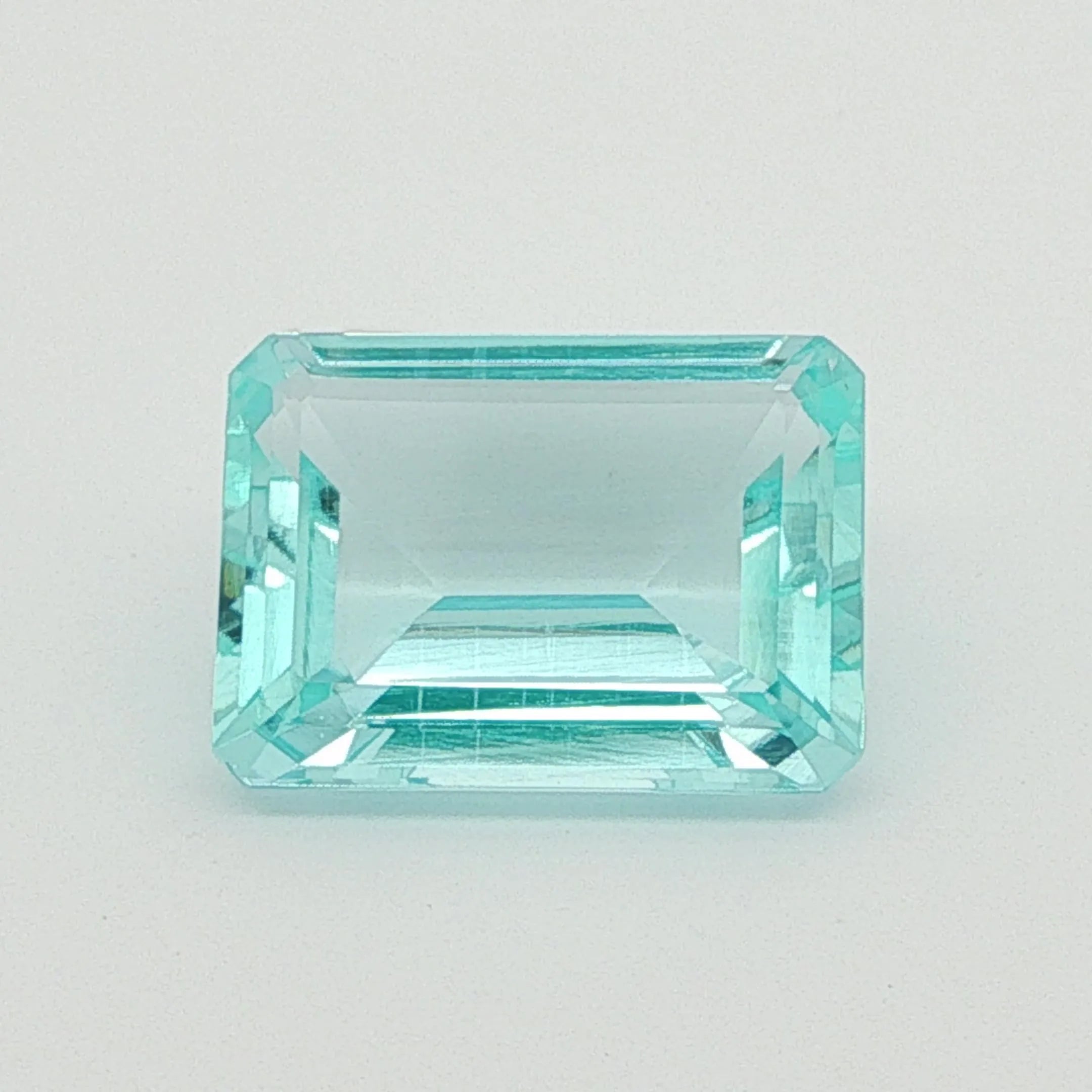 9.13ct Emerald Natural Aquamarine (Colour Blue, Clarity Slightly Included, Cut Faceted)