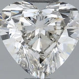 0.70ct Heart Natural Diamond (Colour H, Clarity VS2, Cut VG, IGI Certified)