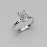 Double claws solitaire ring setting