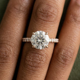 Montura media banda pavé