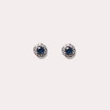 Halo Sapphire Studs