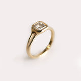 Asscher chunky bezel